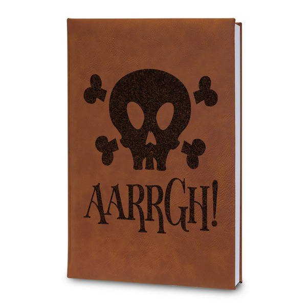 Custom Pirate Leatherette Journal - Large - Double Sided (Personalized)