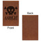Pirate Leatherette Sketchbooks - Small - Single Sided - Front & Back View