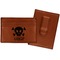 Pirate Leatherette Wallet with Money Clips - Front and Back