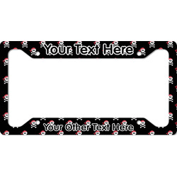 Pirate License Plate Frame - Style A (Personalized)