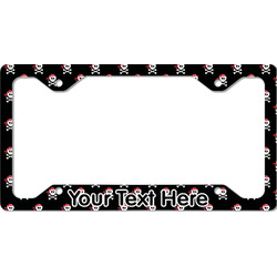 Pirate License Plate Frame - Style C (Personalized)