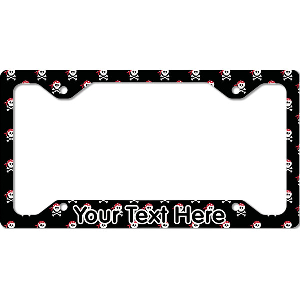 Custom Pirate License Plate Frame - Style C (Personalized)