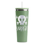 Pirate RTIC Everyday Tumbler with Straw - 28oz - Light Green - Single-Sided (Personalized)