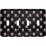 Pirate Light Switch Cover (4 Toggle Plate)