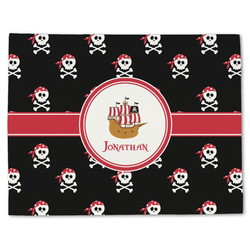 Pirate Single-Sided Linen Placemat - Single w/ Name or Text