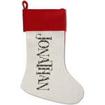 Pirate Red Linen Stocking (Personalized)