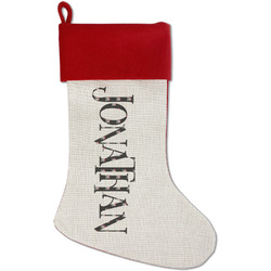 Pirate Red Linen Stocking (Personalized)