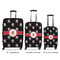 Pirate Luggage Bags all sizes - With Handle