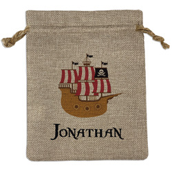 Pirate Burlap Gift Bag (Personalized)
