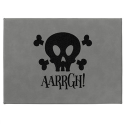 Pirate Medium Gift Box w/ Engraved Leather Lid (Personalized)