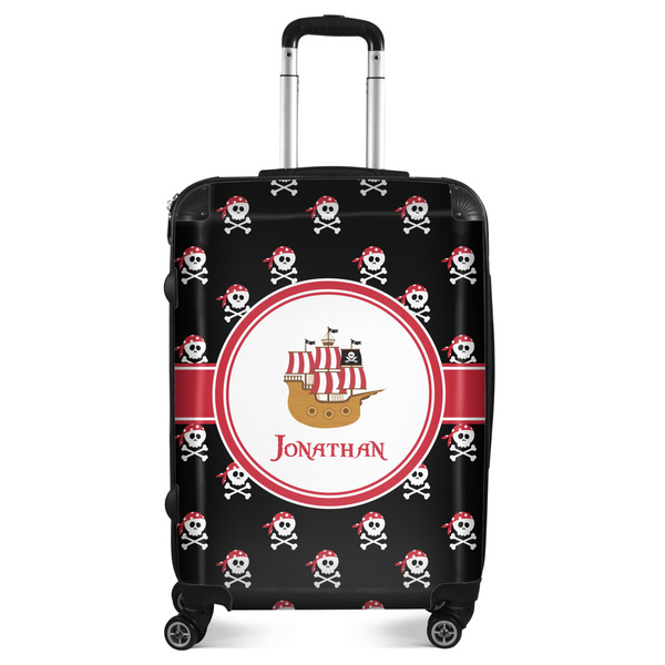 Custom Pirate Suitcase - 24" Medium - Checked (Personalized)