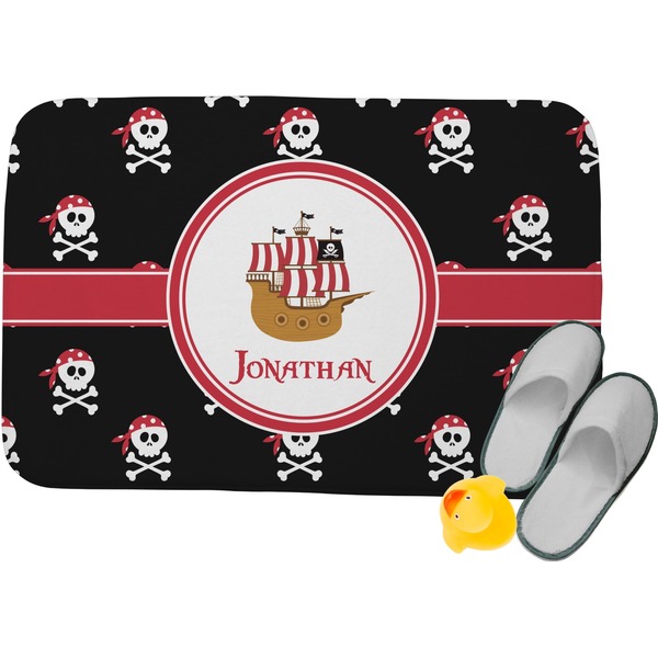 Custom Pirate Memory Foam Bath Mat - 24"x17" (Personalized)
