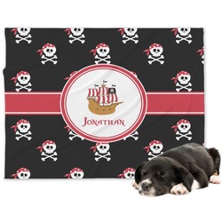 Pirate Dog Blanket - Large (Personalized)