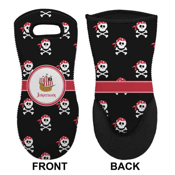 Pirate Neoprene Oven Mitt (Front & Back)