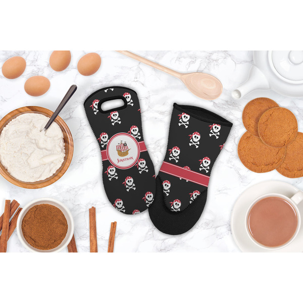 Pirate Neoprene Oven Mitt - Lifestyle Image