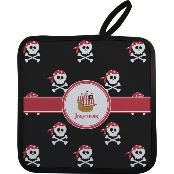 Custom Pirate Pot Holder w/ Name or Text