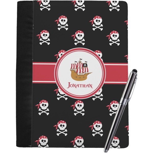 Custom Pirate Notebook Padfolio - Large w/ Name or Text