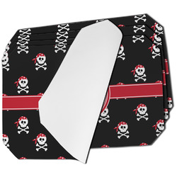 Pirate Dining Table Mat - Octagon - Set of 4 (Single-Sided) w/ Name or Text