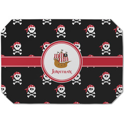 Pirate Dining Table Mat - Octagon (Single-Sided) w/ Name or Text