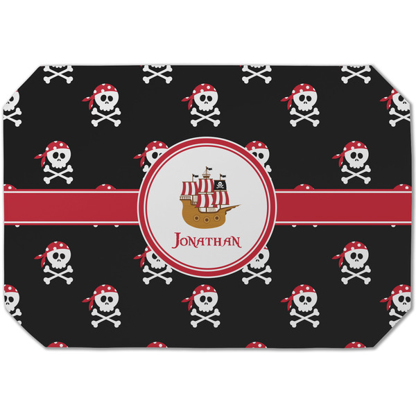 Custom Pirate Dining Table Mat - Octagon (Single-Sided) w/ Name or Text
