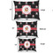 Pirate Outdoor Dog Beds - SIZE CHART