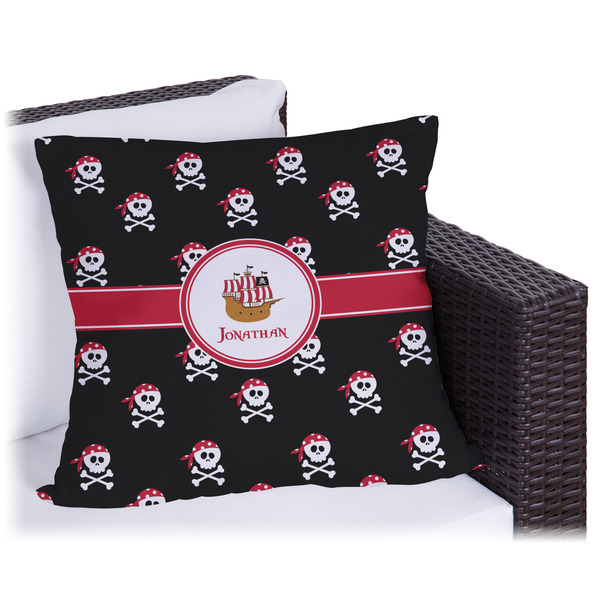 Custom Pirate Outdoor Pillow - 20" (Personalized)