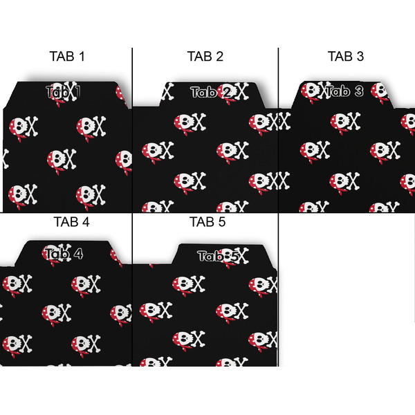 Pirate Page Dividers - Set of 5 - Approval