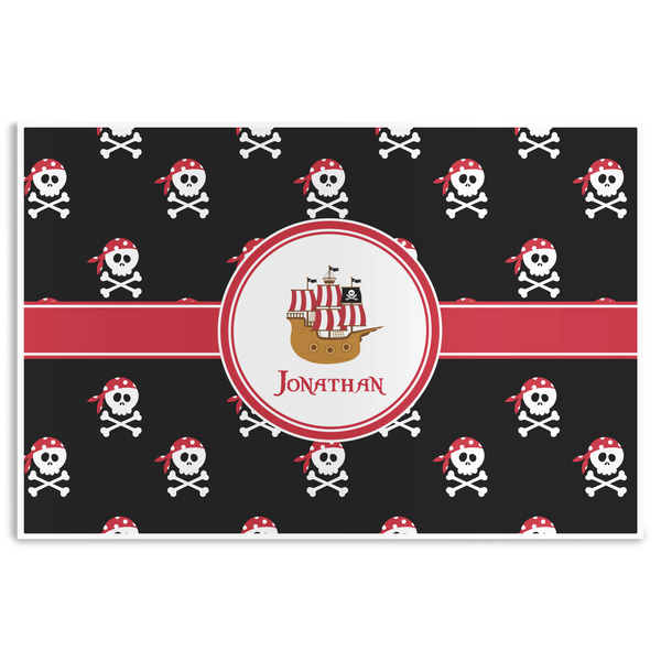 Custom Pirate Disposable Paper Placemats (Personalized)