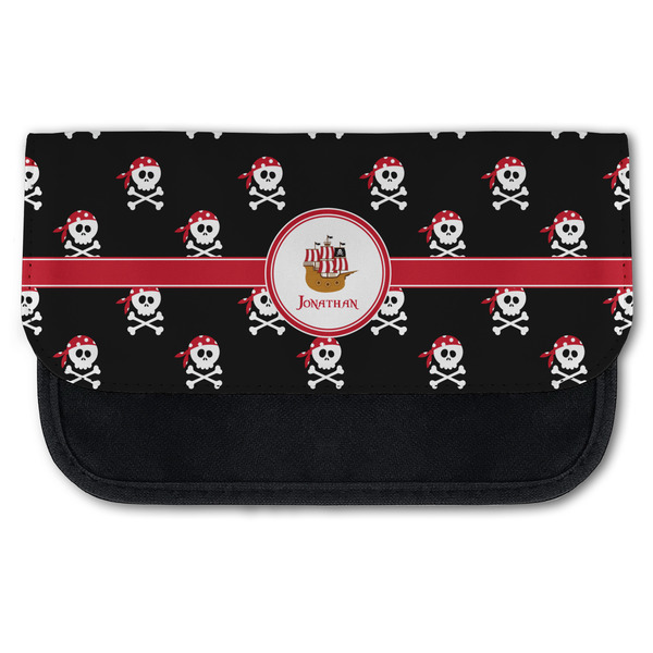Custom Pirate Canvas Pencil Case w/ Name or Text