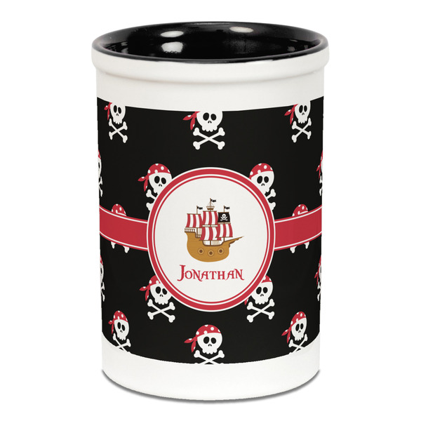 Pirate Pencil Holder - Black