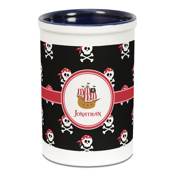 Pirate Pencil Holder - Blue