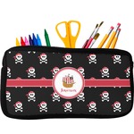 Pirate Neoprene Pencil Case - Small w/ Name or Text