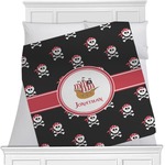 Pirate Minky Blanket - Toddler / Throw - 60"x50" - Single Sided (Personalized)