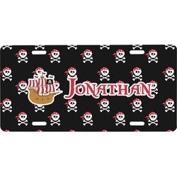 Pirate Front License Plate (Personalized)