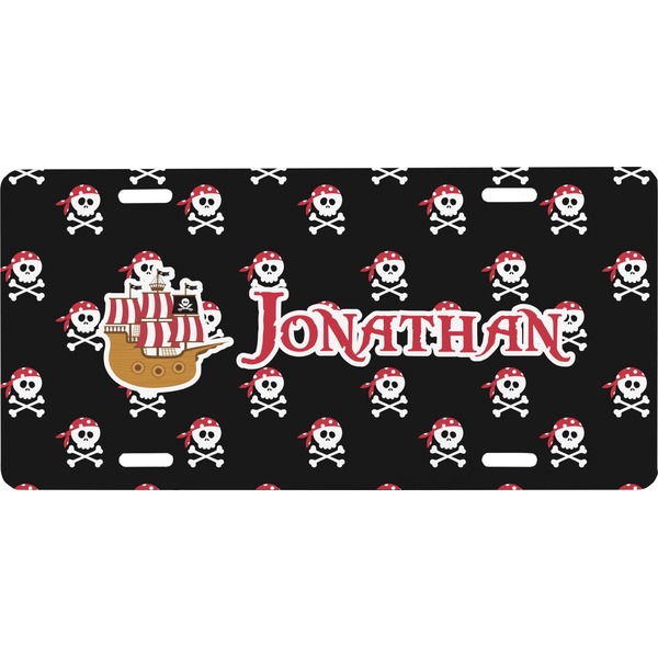 Custom Pirate Front License Plate (Personalized)