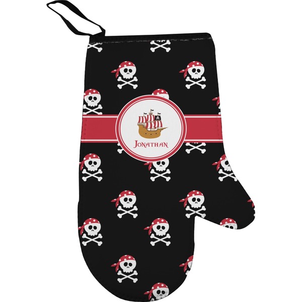 Pirate Personalized Oven Mitts