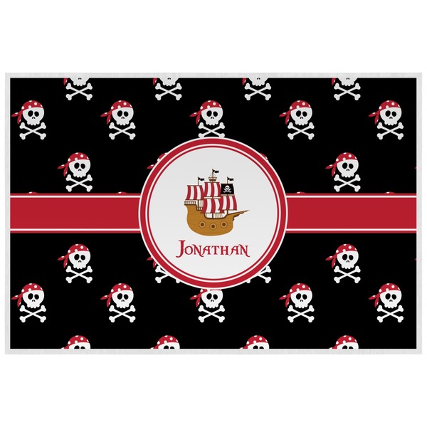 Custom Pirate Laminated Placemat w/ Name or Text