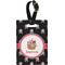 Pirate Plastic Luggage Tag - Rectangular w/ Name or Text