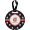 Pirate Personalized Round Luggage Tag