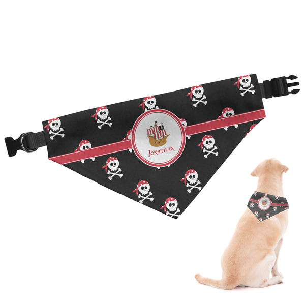 Custom Pirate Dog Bandana - XLarge (Personalized)