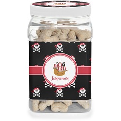 Pirate Dog Treat Jar (Personalized)