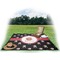 Pirate Picnic Blanket - with Basket Hat and Book - in Use