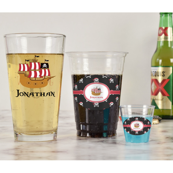Pirate Pint Glass - Two Content - In Context