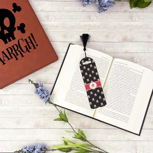 Pirate Plastic Bookmarks - In Context