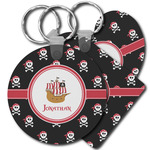 Pirate Plastic Keychain (Personalized)