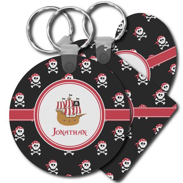 Custom Pirate Plastic Keychain (Personalized)