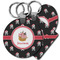 Pirate Plastic Keychain (Personalized)