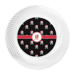 Pirate Plastic Party Dinner Plates - 10" (Personalized)