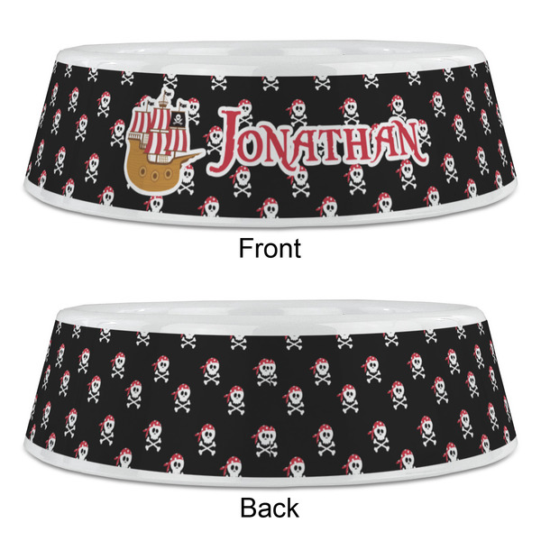 Pirate Plastic Pet Bowls - Large - APPROVAL