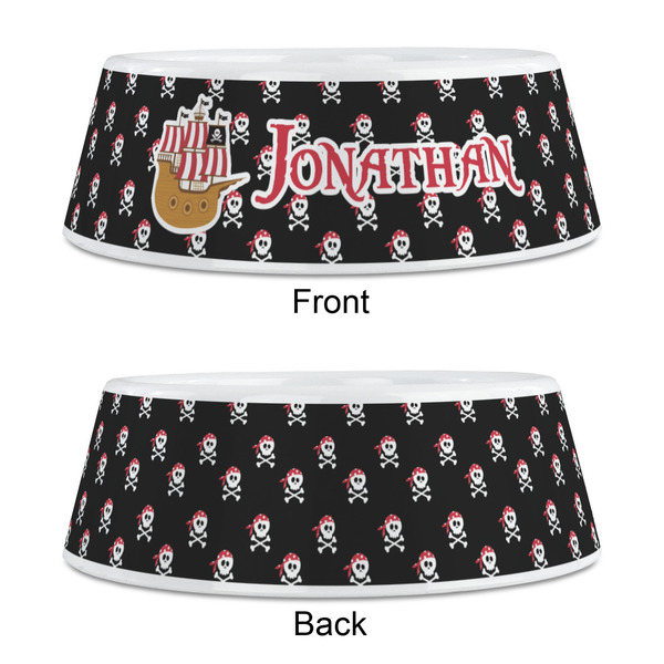 Pirate Plastic Pet Bowls - Medium - APPROVAL